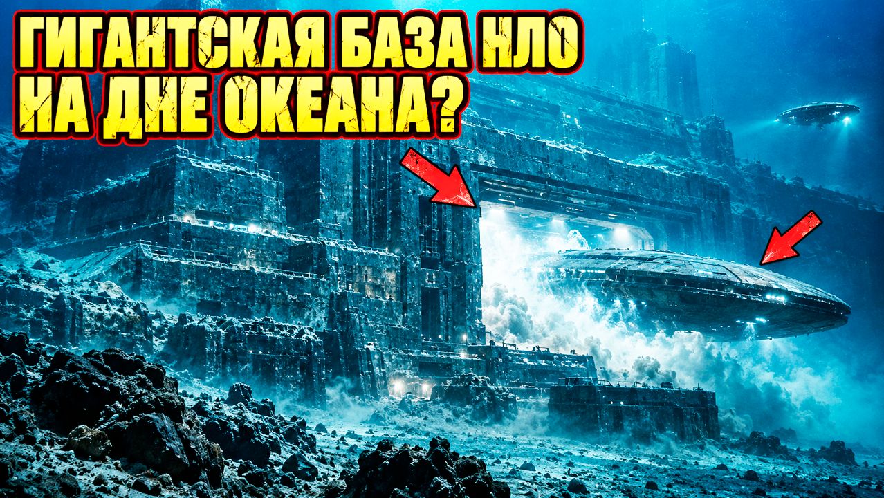 На дне океана скрывается гигантская база НЛО размером с несколько городских кварталов?