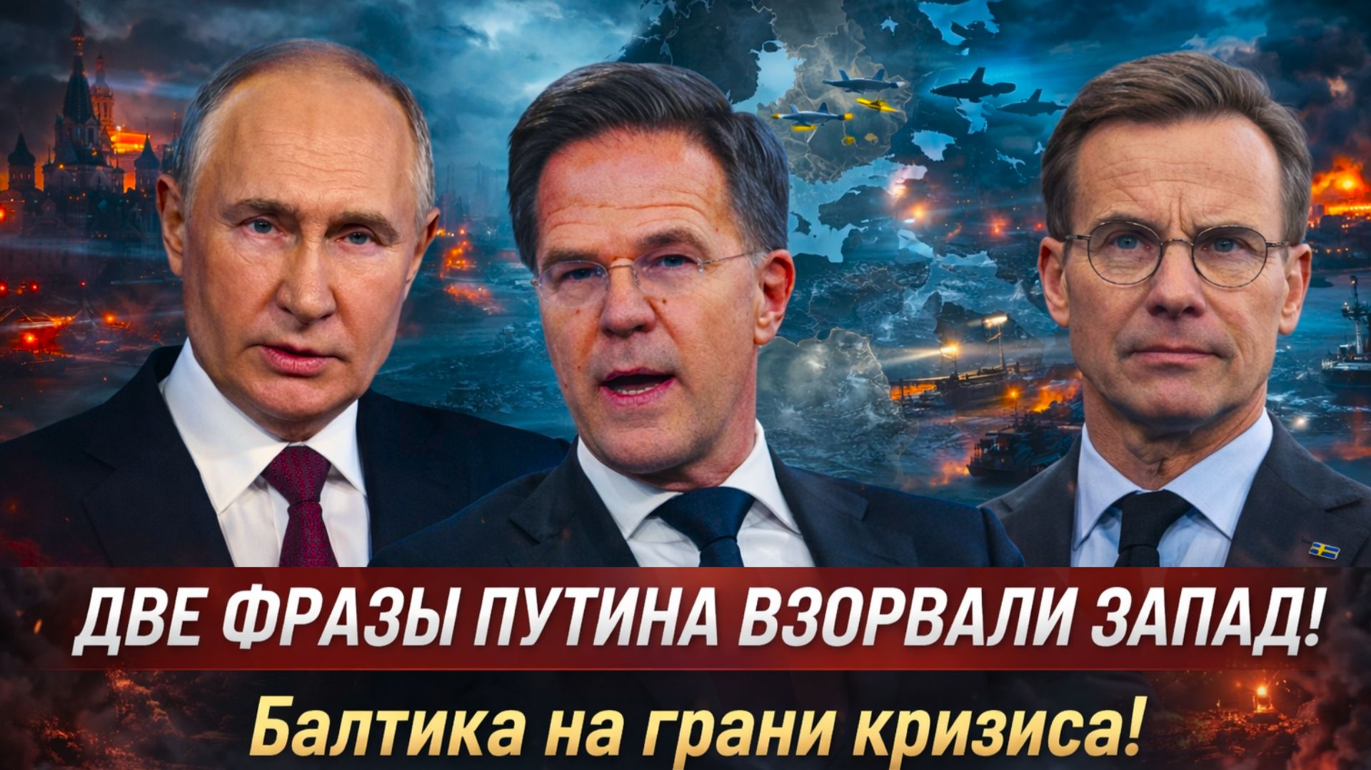 "НАТО перешло КРАСНУЮ ЧЕРТУ? ПУТИН сделал 2 жестких заявления! ЕС встревожен — Швеция меняет планы"
