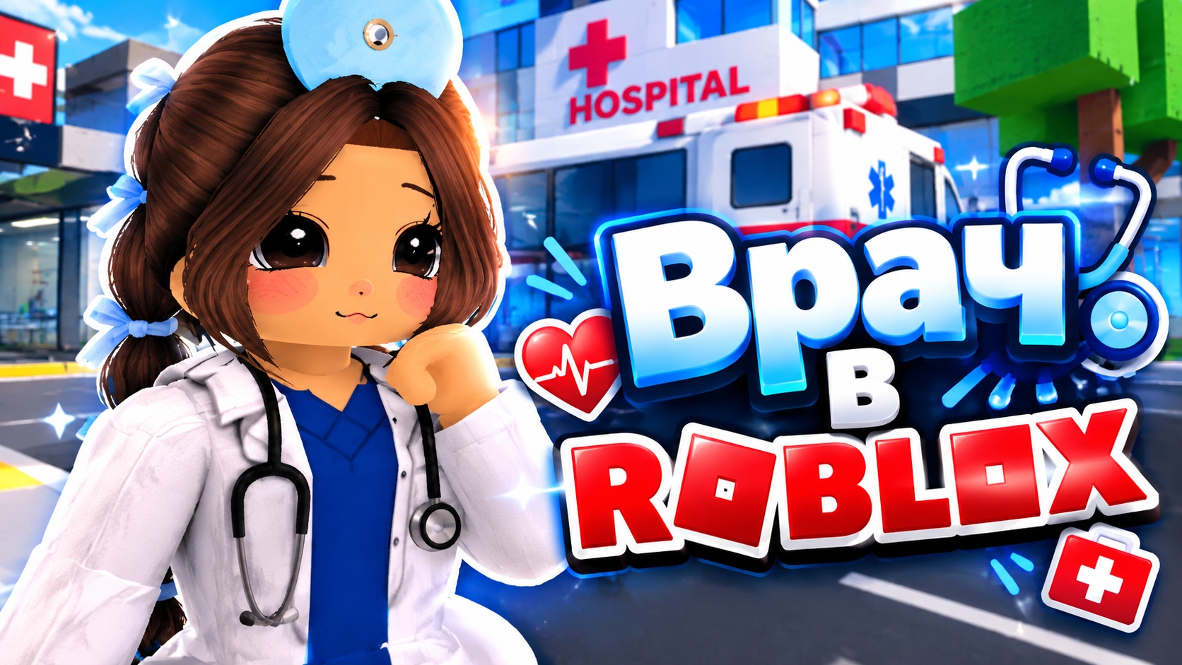 ВРАЧ В РОБЛОКС СПАСАЕТ БОЛЬНИЦУ ОТ ПОЖАРА 🔥/ ROBLOX
