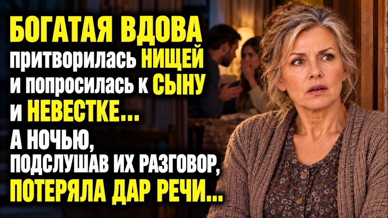 ИСТОРИИ ИЗ ЖИЗНИ/Богатая вдова притворилась нищей и попросилась к сыну/Аудиорассказы аудиокниги
