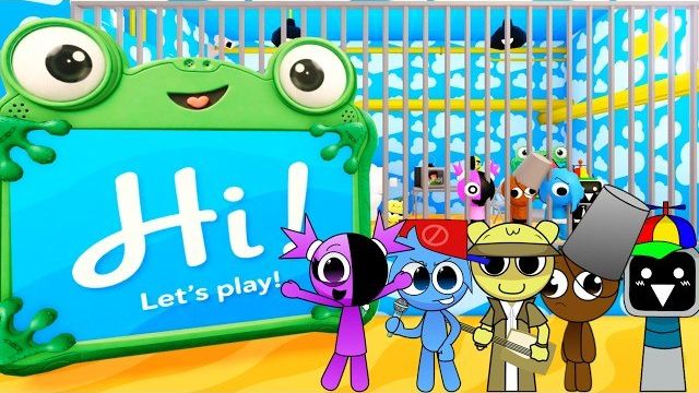 Sprunki Baby Mard & Kiki & Boy & Mr Computer & Brud Played Lilypad Prison Run | Incredibox Sprunki