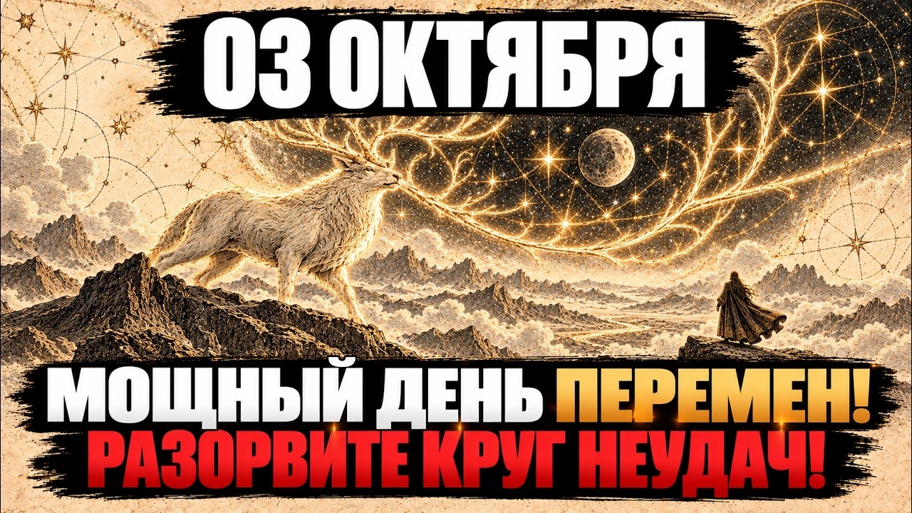 03 ОКТЯБРЯ — ДЕНЬ, КОТОРЫЙ НЕЛЬЗЯ ИГНОРИРОВАТЬ! ЭТО ПОВОРОТНЫЙ МОМЕНТ! 💖