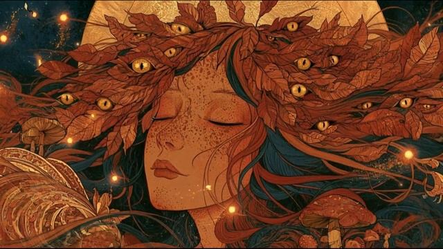 Богиня спящего леса 🌙 Трайбл-Даунтемпо для заземления и шаманского эмбиента глубокого сна