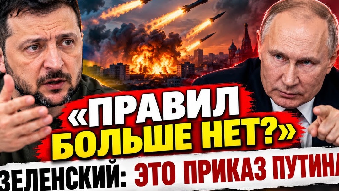 «Правил больше нет»: Зеленский рассказал о новом приказе Путина. #новости #украина #россия