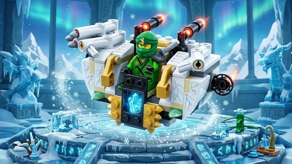 Мультики для детей. Собираем лего: Титан Ллойда из LEGO. Залипательные Мультики для малышей.