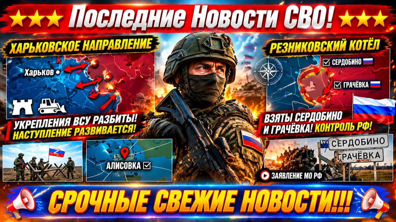 СВО на Украине - Сводка СВО и Карта боевых действий сегодня!