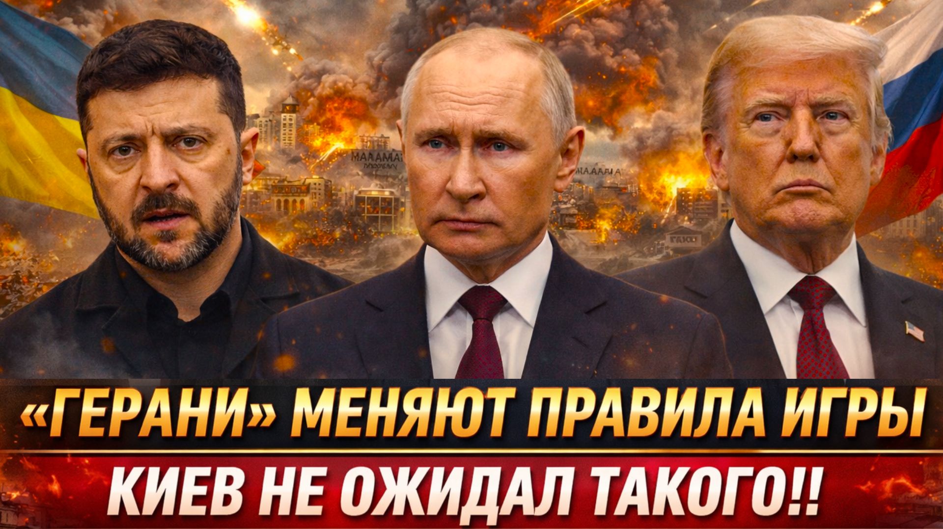 "ГЕРАНИ усиливают давление! ЗЕЛЕНСКИЙ снова попросил ТРАМПА о помоши! «РАССВЕТ» изменит ход СВО!"