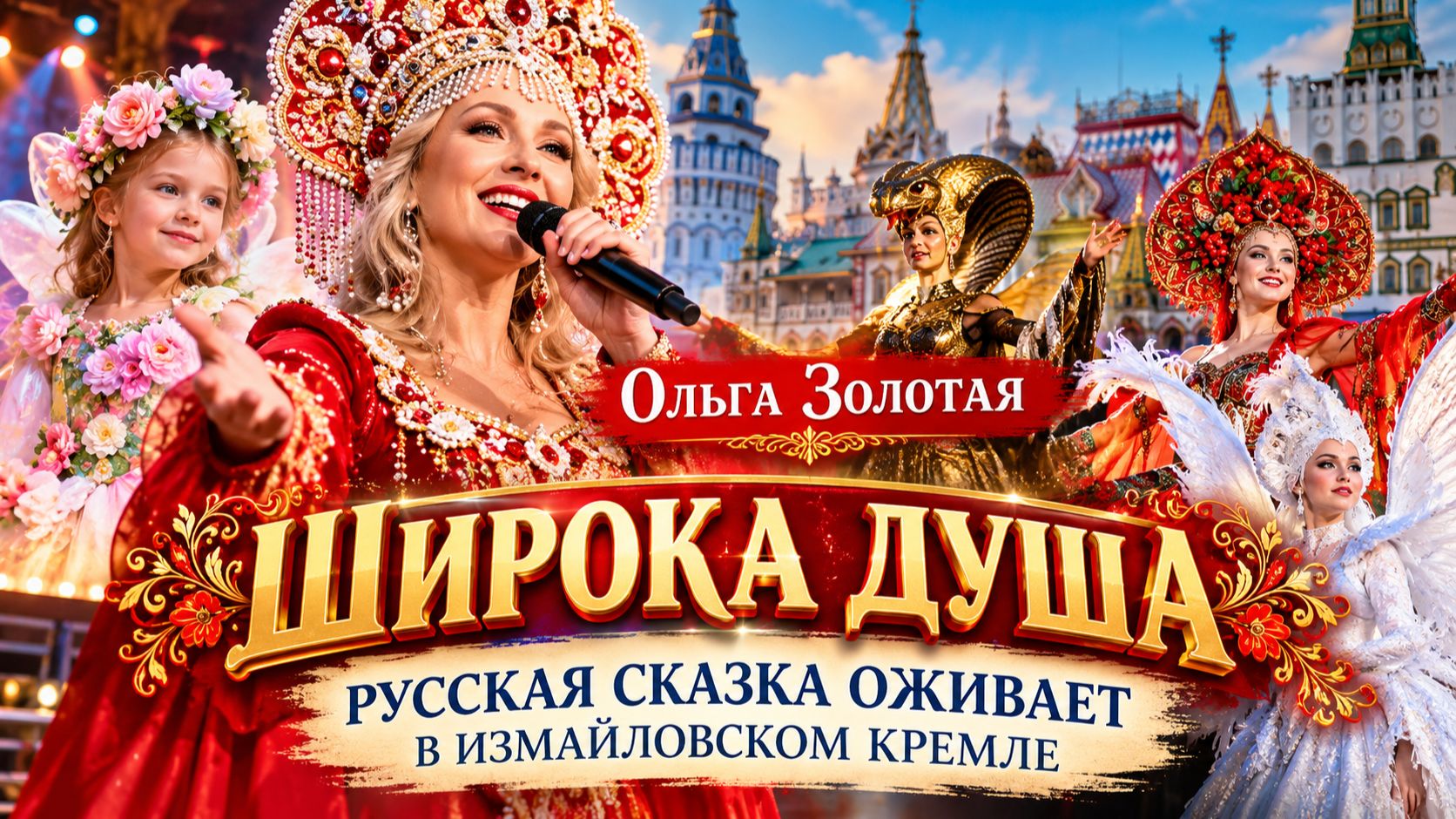 «Широка душа»: музыка, мода и русская сказка | Ольга Золотая - Репортаж-концерт в Измайлово!