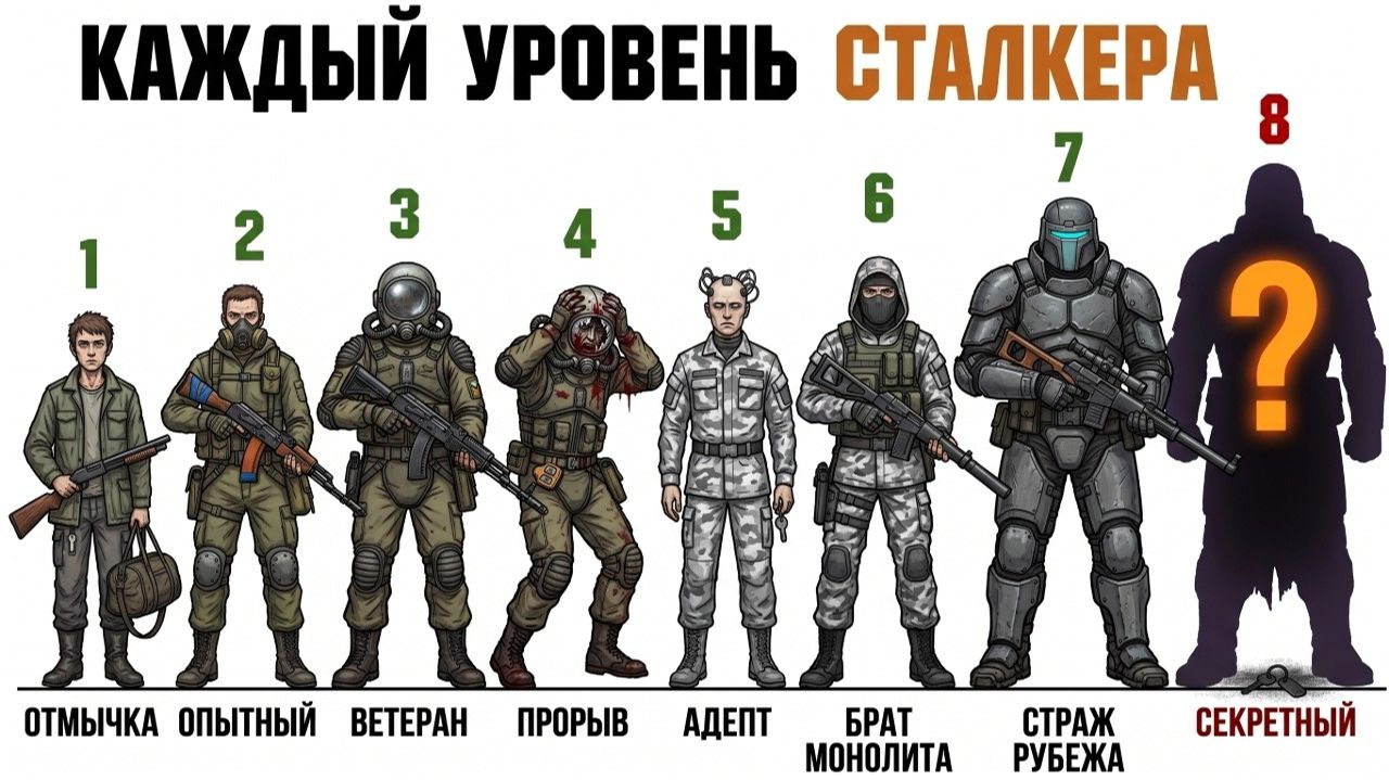 POV - Твоя жизнь на каждом уровне МОНОЛИТА - S.T.A.L.K.E.R.
