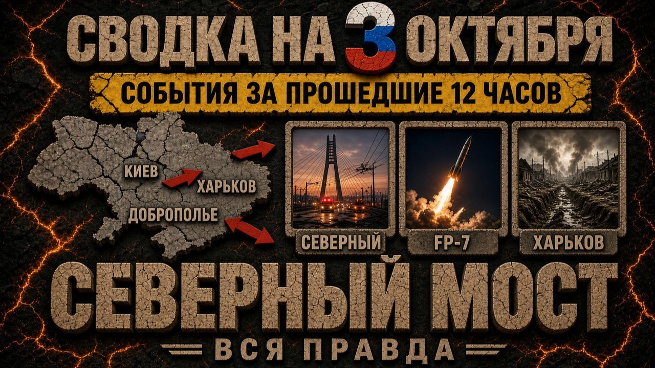 СВОДКА БОЕВЫХ ДЕЙСТВИЙ НА 3 ОКТЯБРЯ, КАРТА СВО СЕГОДНЯ, НОВОСТИ СВО НА УКРАИНЕ 2026, ЮРИЙ ПОДОЛЯКА