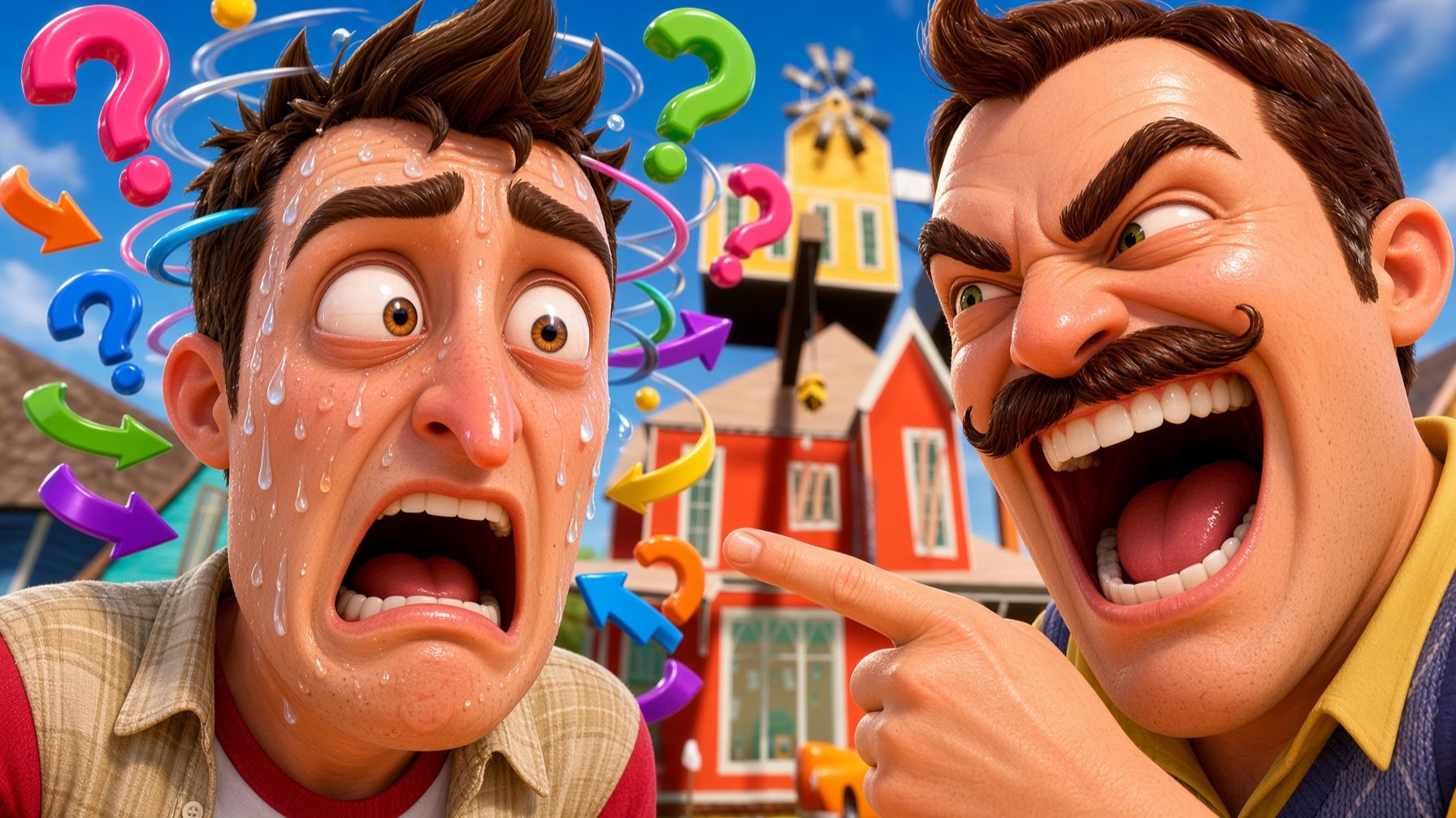 ПОДСКАЗКИ ПРИВЕТ СОСЕДА ОБМАНЫВАЮТ МЕНЯ!ИГРА HELLO NEIGHBOR MOD Strange Peterson ПРОХОЖДЕНИЕ