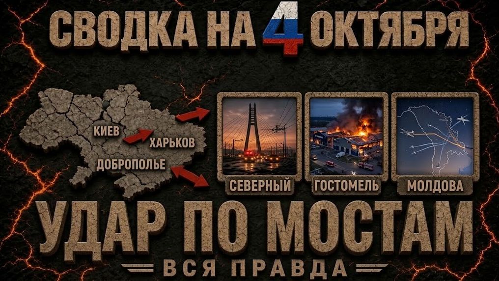 СВОДКА БОЕВЫХ ДЕЙСТВИЙ НА 4 ОКТЯБРЯ, КАРТА СВО СЕГОДНЯ, НОВОСТИ СВО НА УКРАИНЕ 2026, ЮРИЙ ПОДОЛЯКА