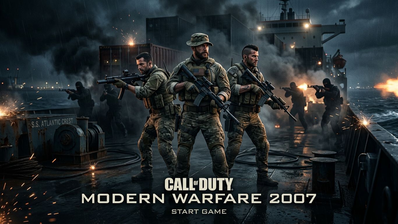 Call Of Duty Modern Warfare 2007(Ностальгические воспоминания прошлых лет)