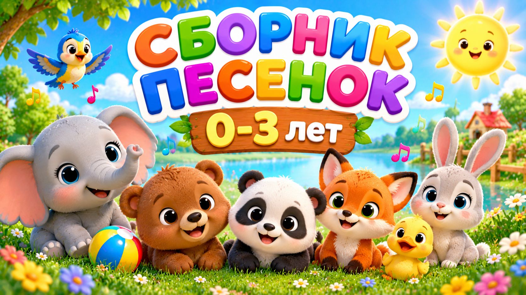 🎵 Развивающие мультики-песенки для детей 👶✨ Мультсборник