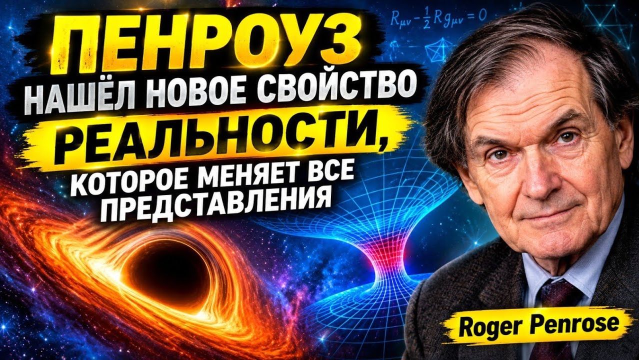 ПЕНРОУЗ НАШЁЛ НОВОЕ СВОЙСТВО РЕАЛЬНОСТИ, КОТОРОЕ МЕНЯЕТ ВСЕ ПРЕДСТАВЛЕНИЯ ✅