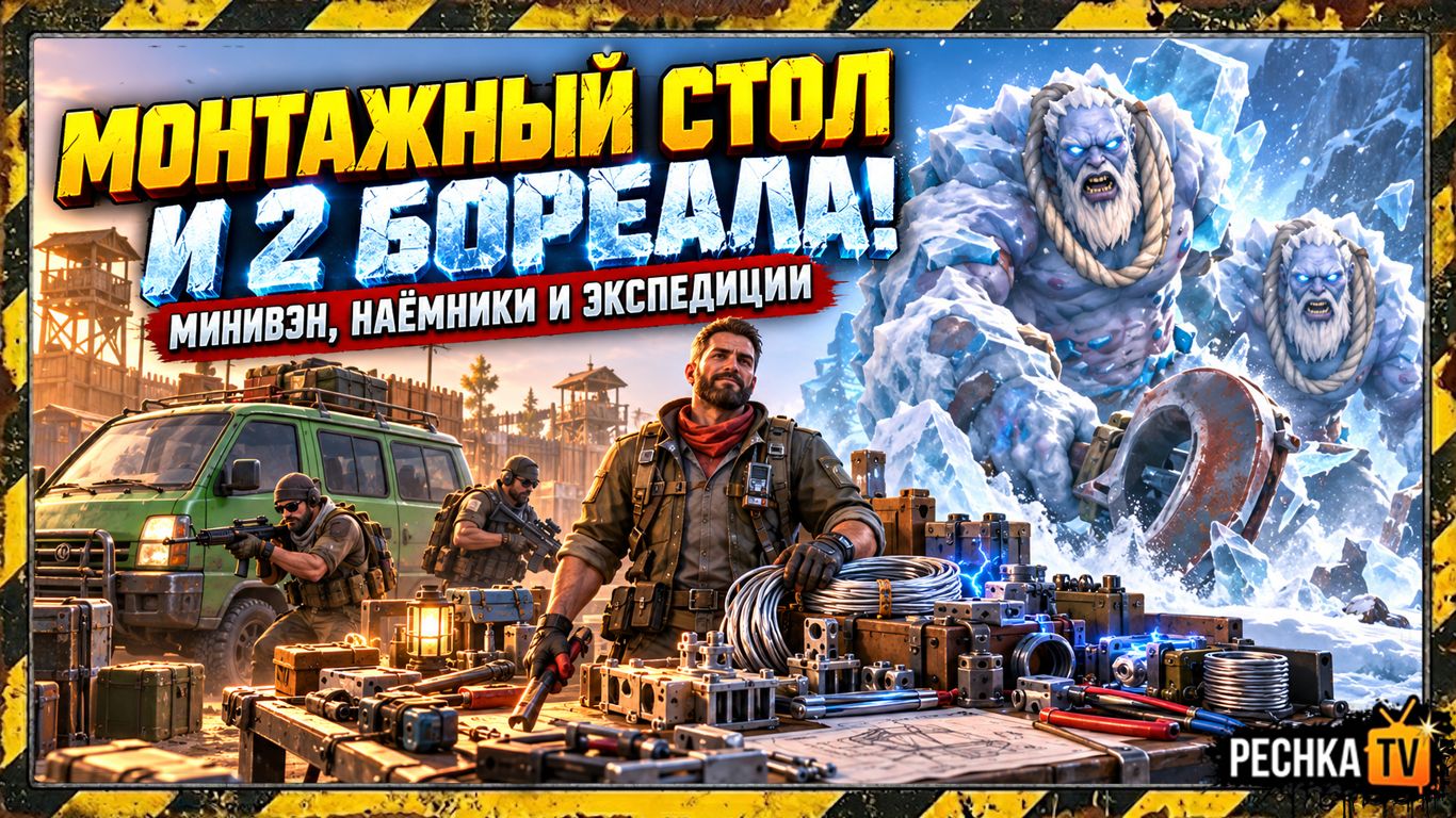 МОНТАЖНЫЙ СТОЛ И ДВА БОРЕАЛА! МИНИВЭН, НАЁМНИКИ И ЭКСПЕДИЦИИ В LDOE