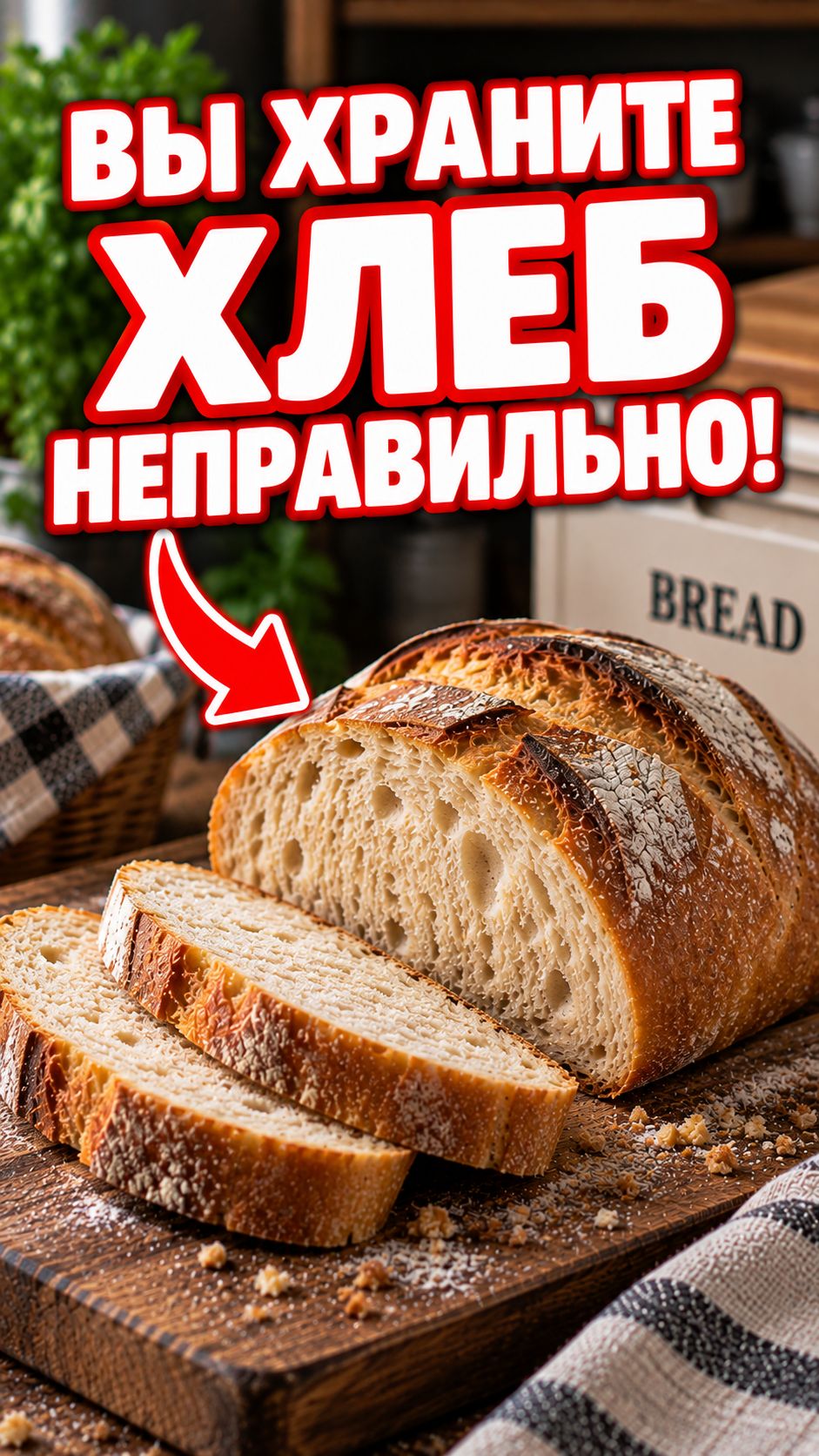 Вы Храните Хлеб Неправильно! #здоровье