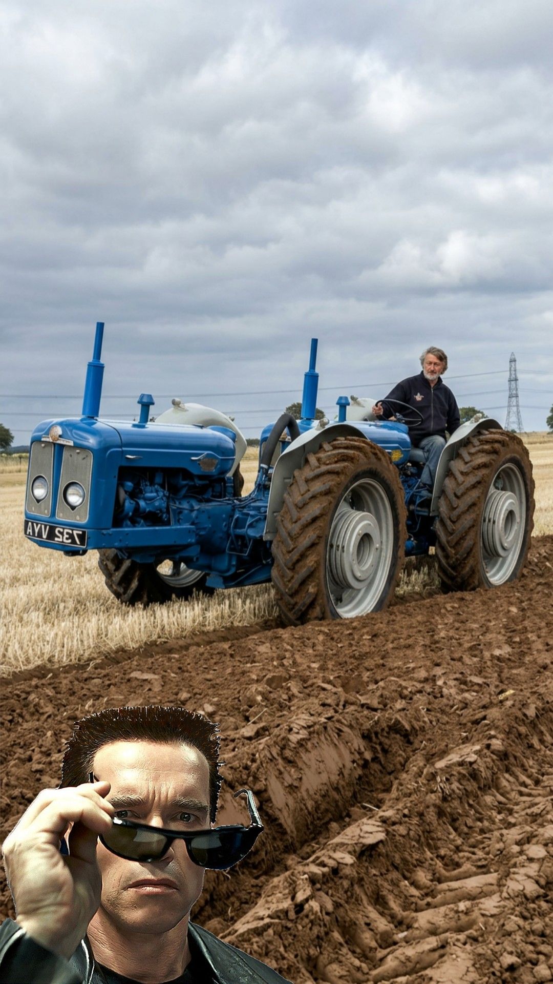 УНИКАЛЬНЫЙ И НЕОБЫЧНЫЙ ТАНДЕМНЫЙ ТРАКТОР FORDSON FORD DOE #Lucky_Tech #short #shorts