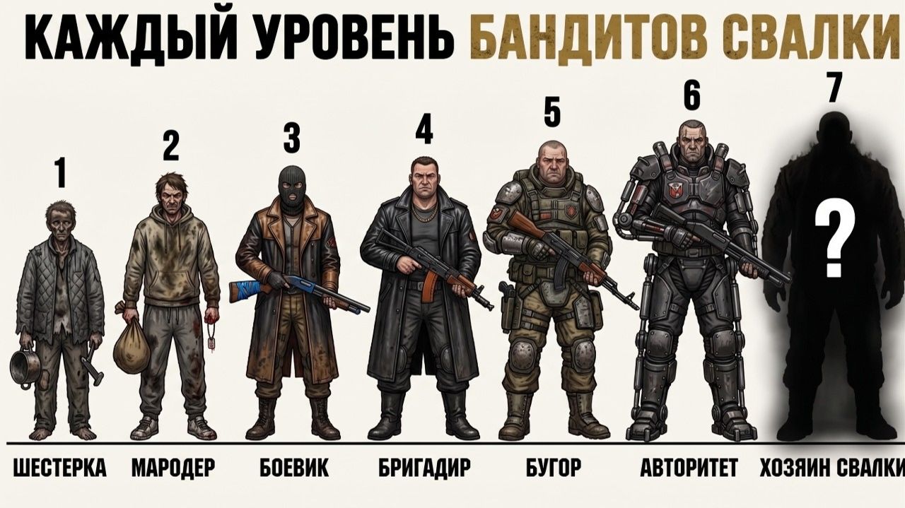 POV - Твоя жизнь на КАЖДОМ УРОВНЕ бандита из S.T.A.L.K.E.R.