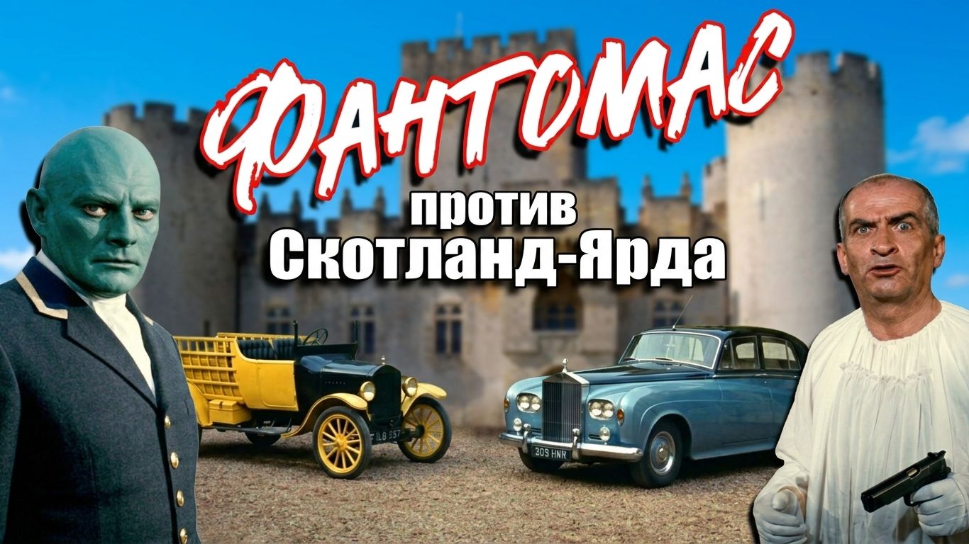 Автомобили в фильме «Фантомас против Скотланд-Ярда» (1967г.)