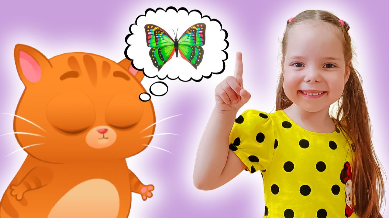 Мультики про котика Бубу и Настю | Как Настя и Бубу играли