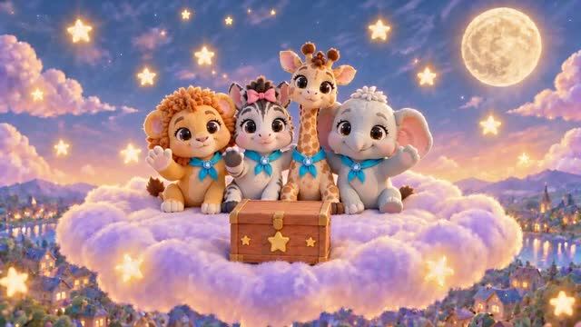 Звёздочка, мигай! ⭐ Песенка для малышей с Куб Клабом