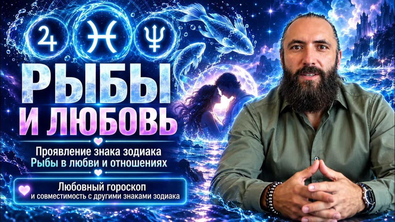 Рыбы и любовь. Любовный гороскоп знака зодиака Рыбы, совместимость с другими знаками зодиака.