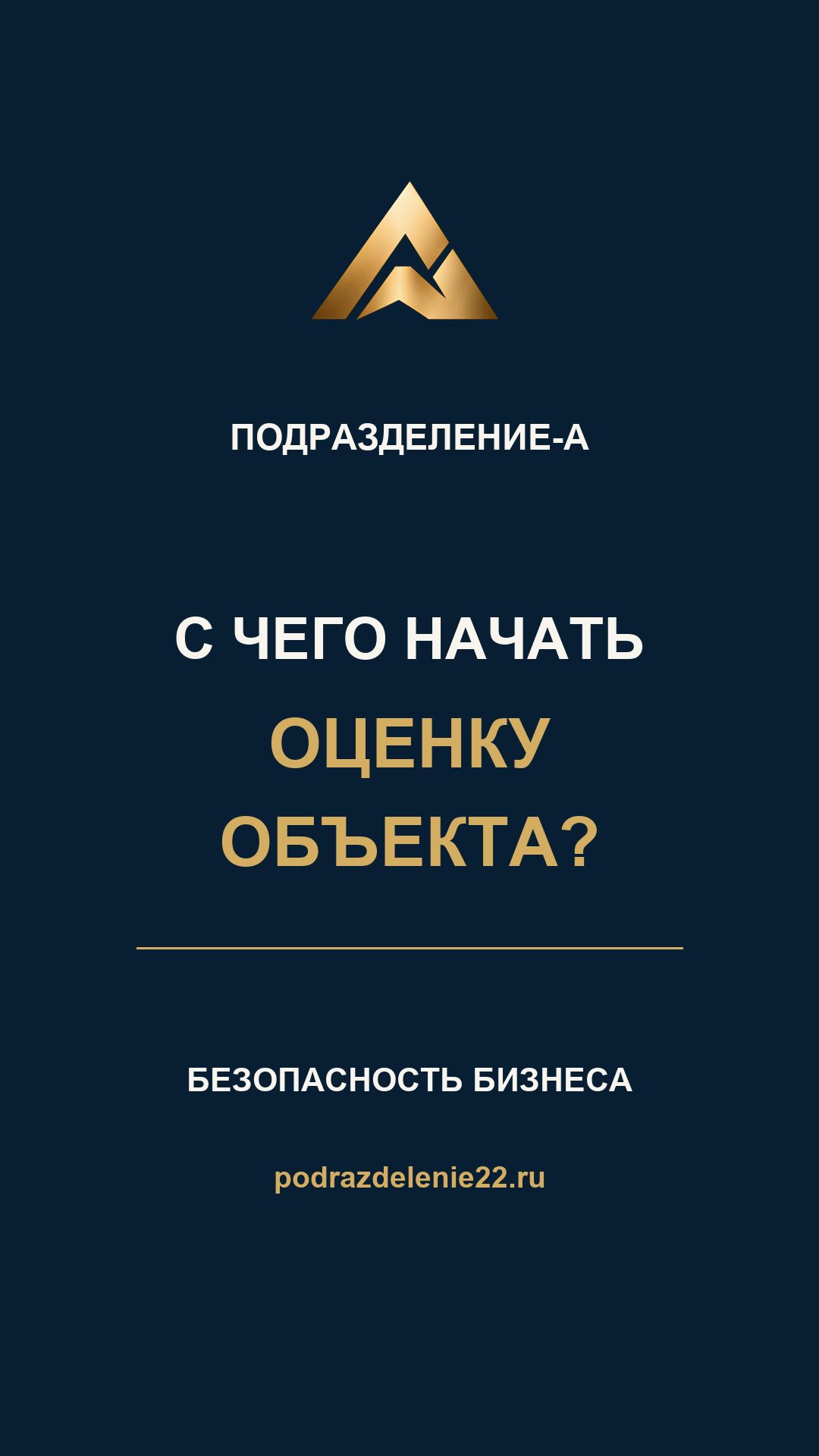 Услуги охраны | Объект и задачи