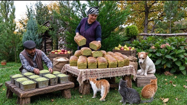 Выпечка Зеленого Хлеба Со Свежим Шпинатом | Деревенский Рецепт 🌿🍞