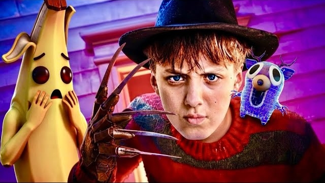 Спрайт из 99 Ночей в лесу и Фреди Крюгер в Фортнайт
