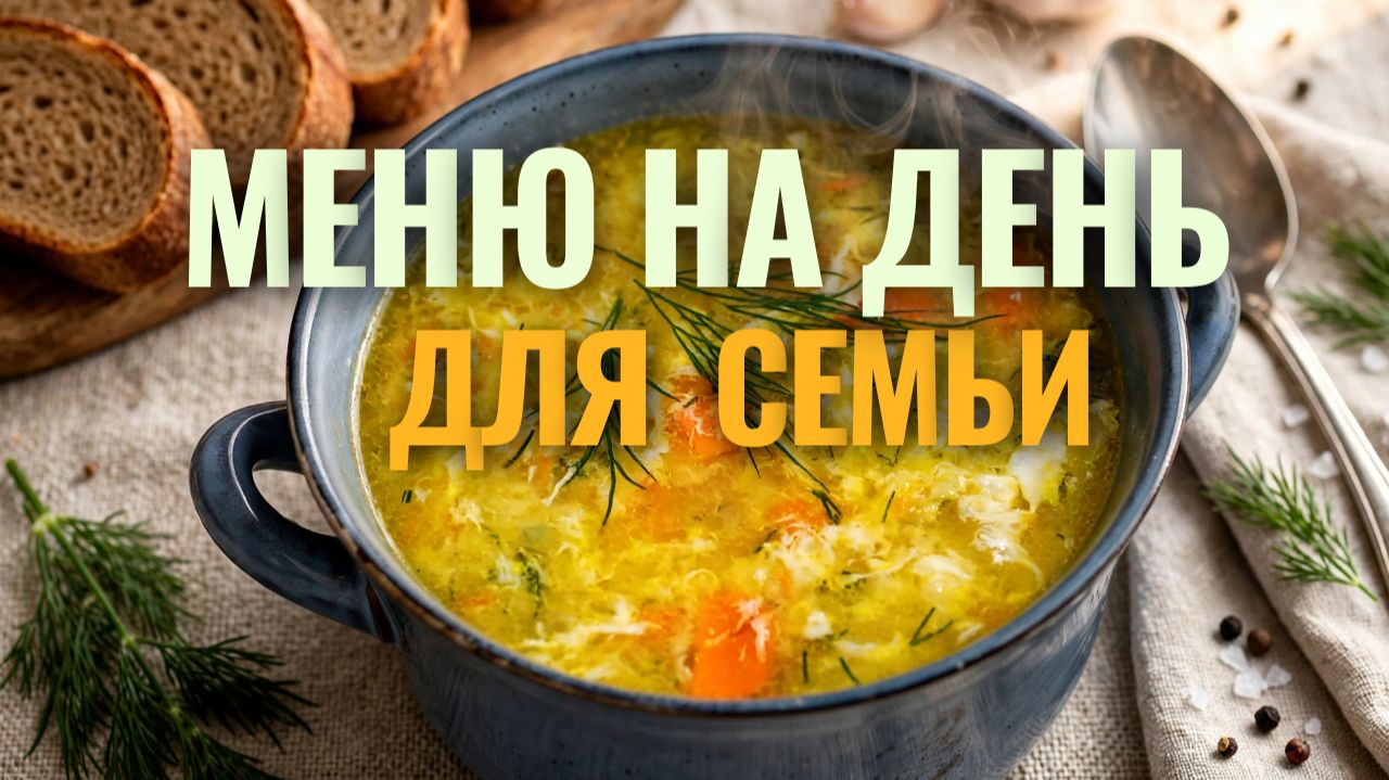 📌 Меню на день для семьи / Блюда из простых продуктов