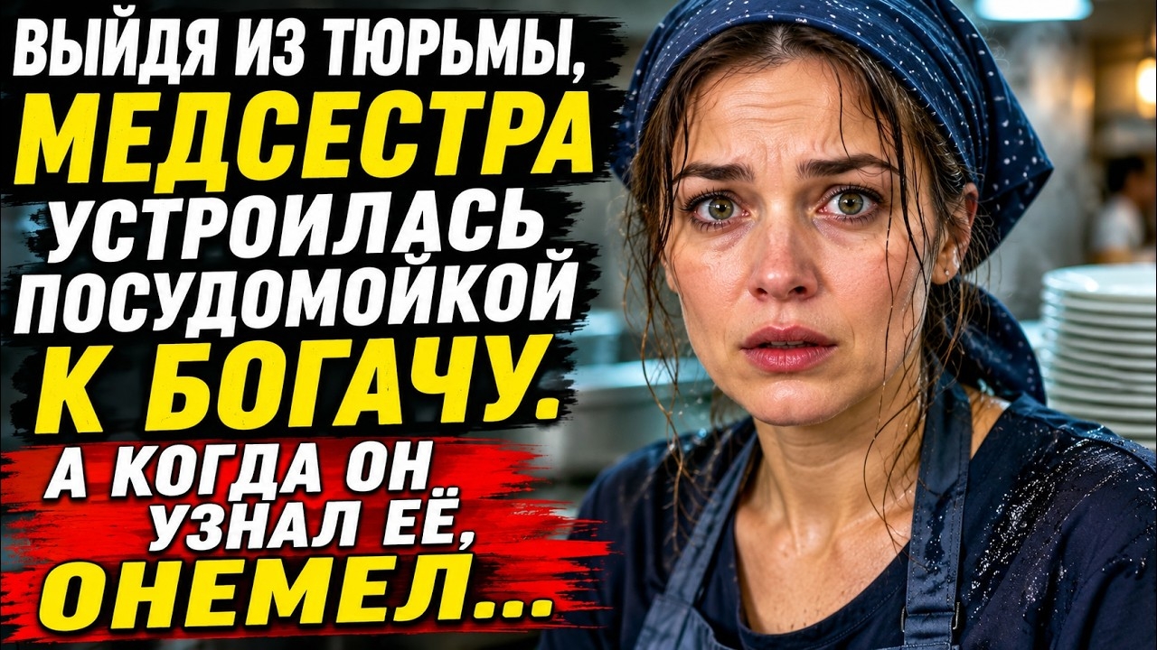 ИСТОРИИ ИЗ ЖИЗНИ/Выйдя из тюрьмы медсестра устроилась посудомойкой/Аудиорассказы аудиокниги свекровь