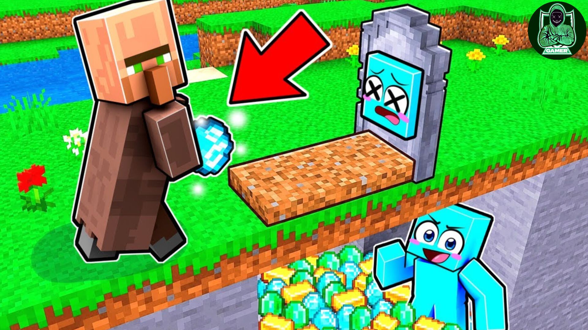 12 Способов УКРАСТЬ АЛМАЗЫ у ЖИТЕЛЕЙ в Minecraft!