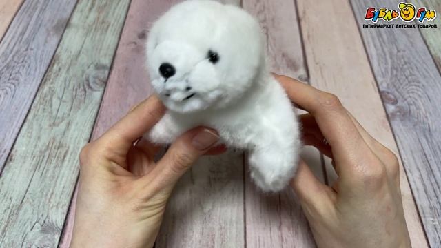 Игрушка мягкая LANSON TOYS Тюлень мини 12см - видео