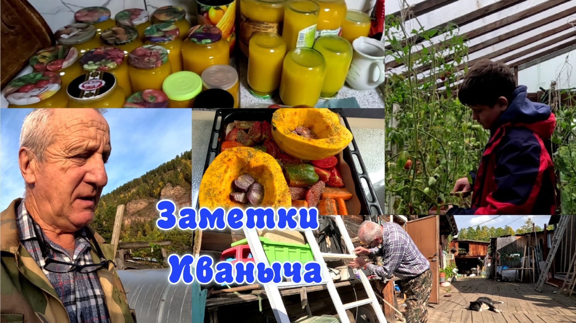 Я по домашним делам, Ирина на переработке тыквы