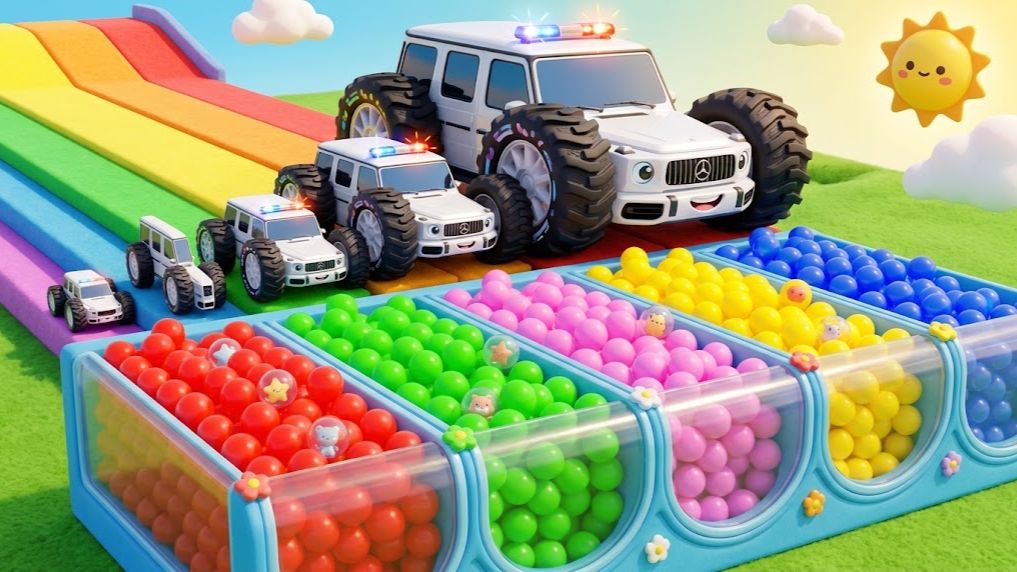 Мультики для детей. 🚗 От крошечной до гигантской машинки на испытаниях. Мультики для малышей.