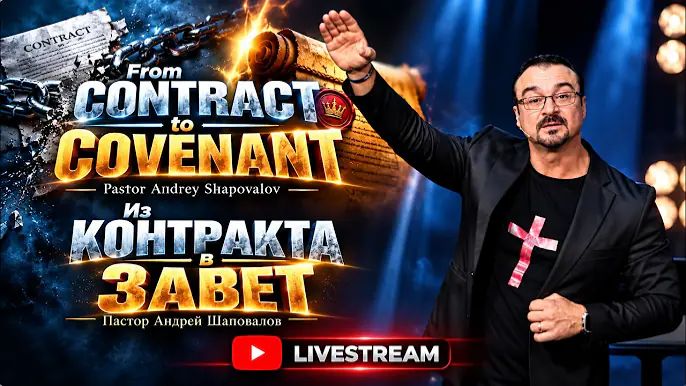LIVESTREAM «Из контракта в Завет» | “From contract to Covenant" Пастор Андрей Шаповалов (04/10/26)