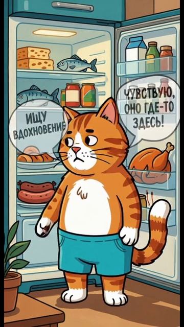 Мультик. Кот и холодильник ч 2