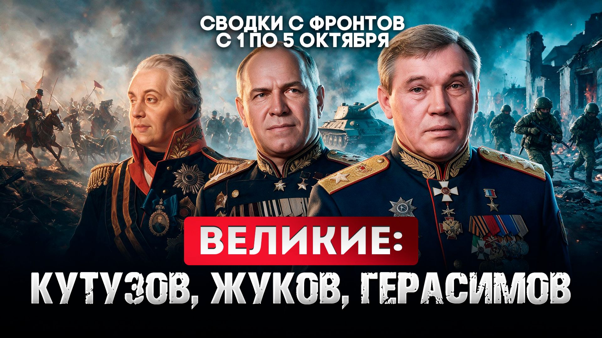 Великие: Кутузов, Жуков, Герасимов. Военная генетика России