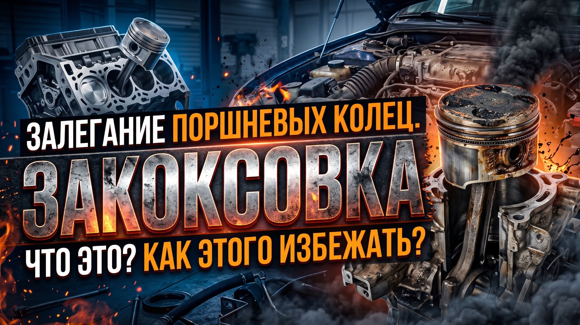 🛠️ Закоксовка. Залегание поршневых колец. Что это? Как этого избежать? #anton_mygt