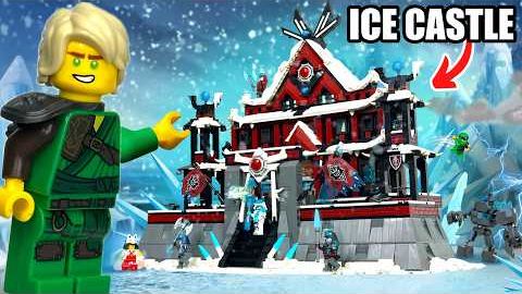ОГРОМНЫЙ замок ЛЕДЯНОГО императора ЛЕГО Ninjago MOC...