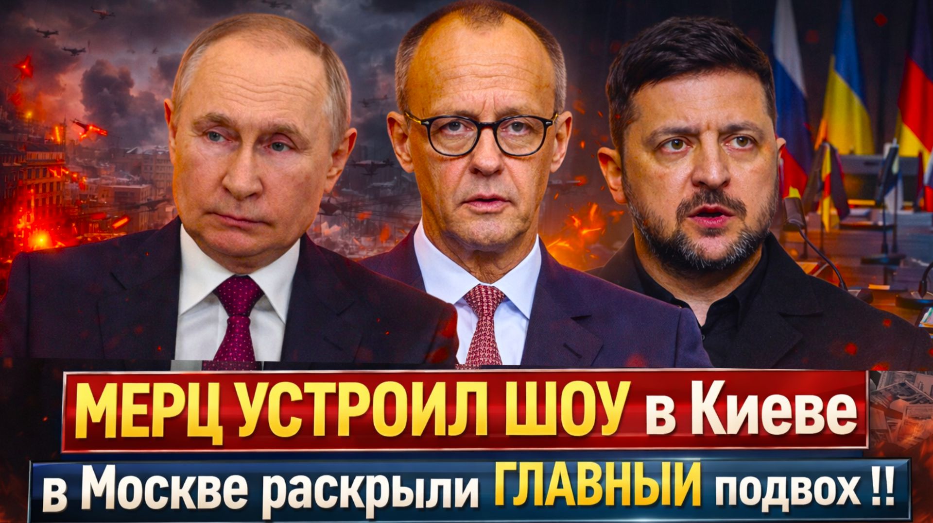 "МЕРЦ поставил условия России — ПУТИН жестко ответил ЗАПАДУ! Вот что скрывается за переговорами!"
