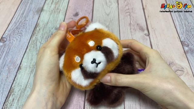 Игрушка-брелок Lanson Toys Красная панда прелесть 12см - видео