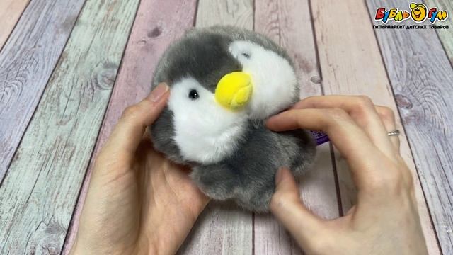 Игрушка-брелок мягкая Lanson Toys Пингвиненок прелесть 12см - видео