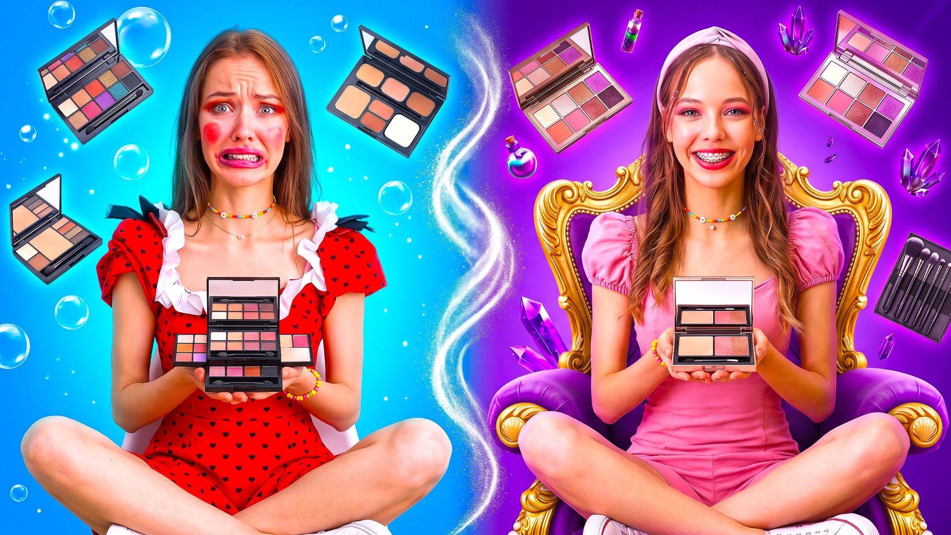 Длинные против густых волос! 💇😄 Смешные жизненные ситуации
