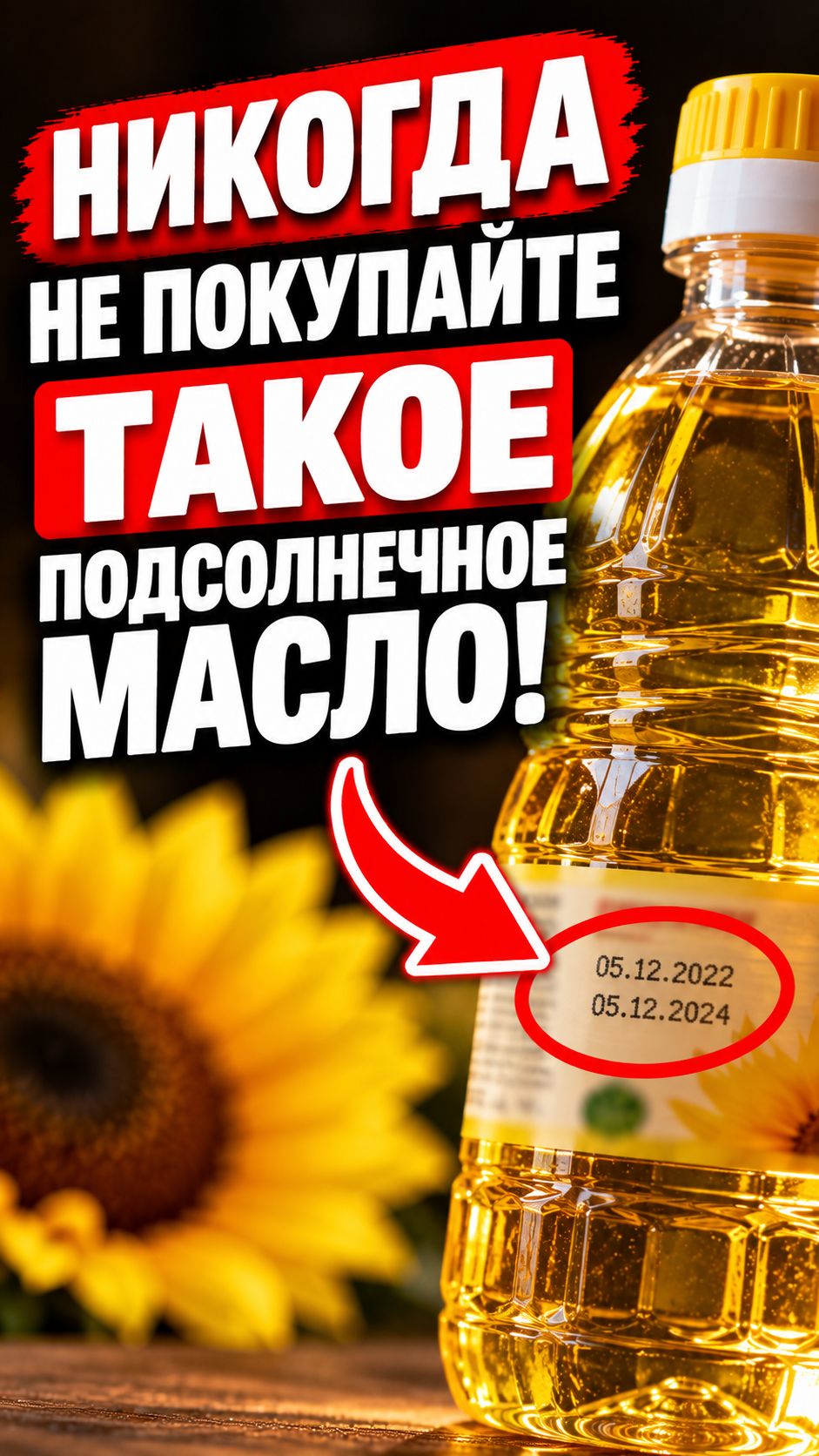 Никогда не Покупайте Такое Подсолнечное Масло! #здоровье