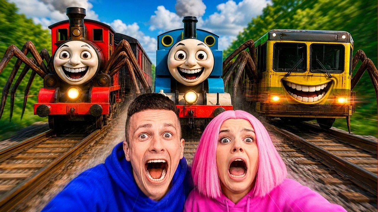 я СНЯЛ BUS EATER VS CHOO CHOO CHARLES и THOMAS.EXE!!!