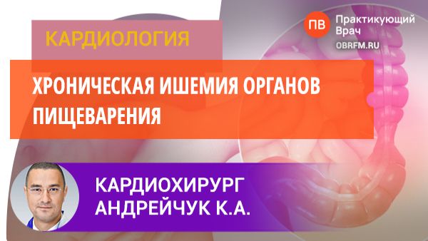 Доцент Андрейчук К.А.: Хроническая ишемия органов пищеварения