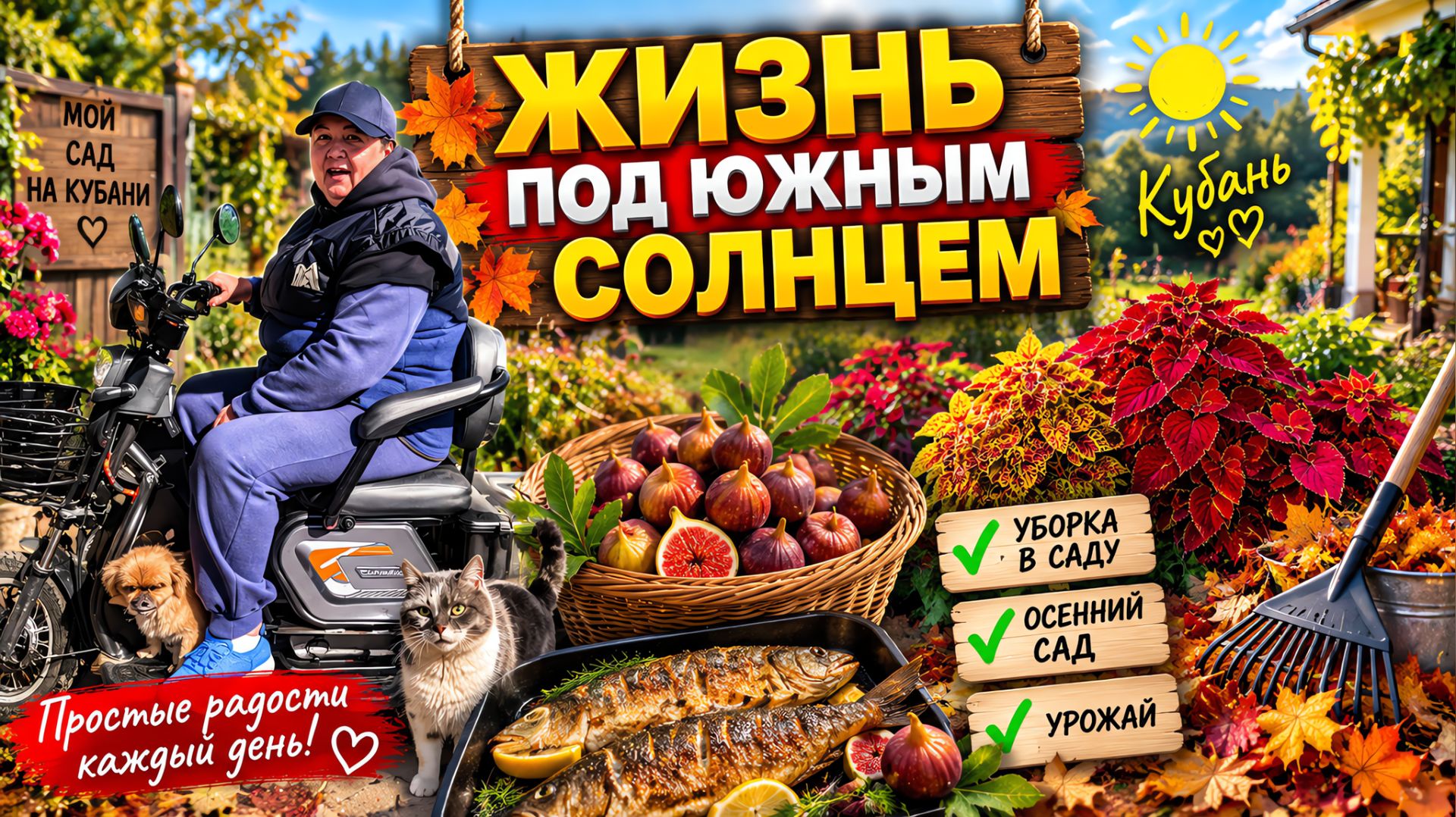 1219 Карась в духовке/Осенние работы в саду/Жизнь на юге