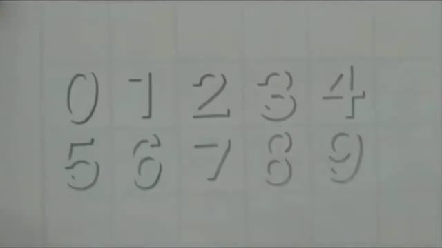 Как писать 3D числа 😯😯😯